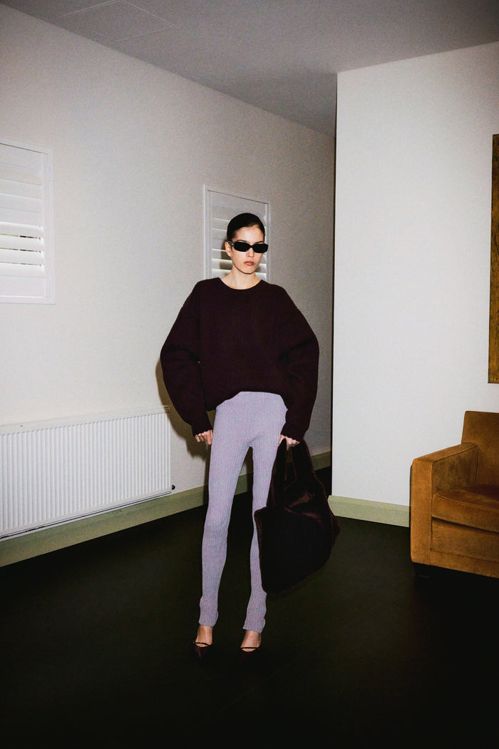high twist wool KNIT