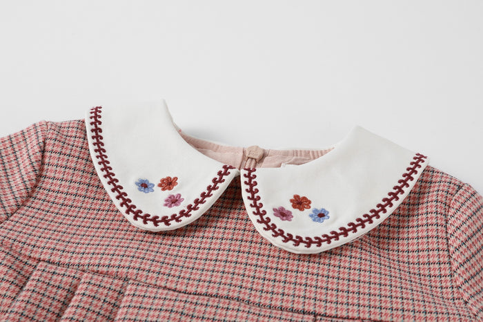 Houndstooth Pink Dress