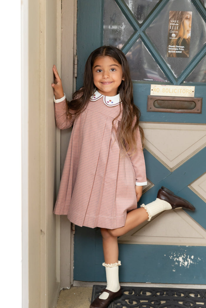 Houndstooth Pink Dress