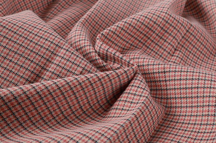 Houndstooth Pink Skirt
