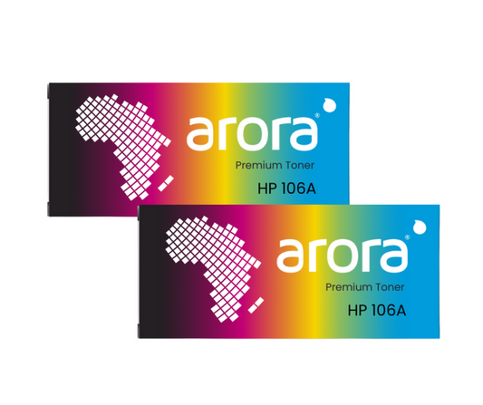 HP 106A Black Compatible Toner Dual Pack - W1106A