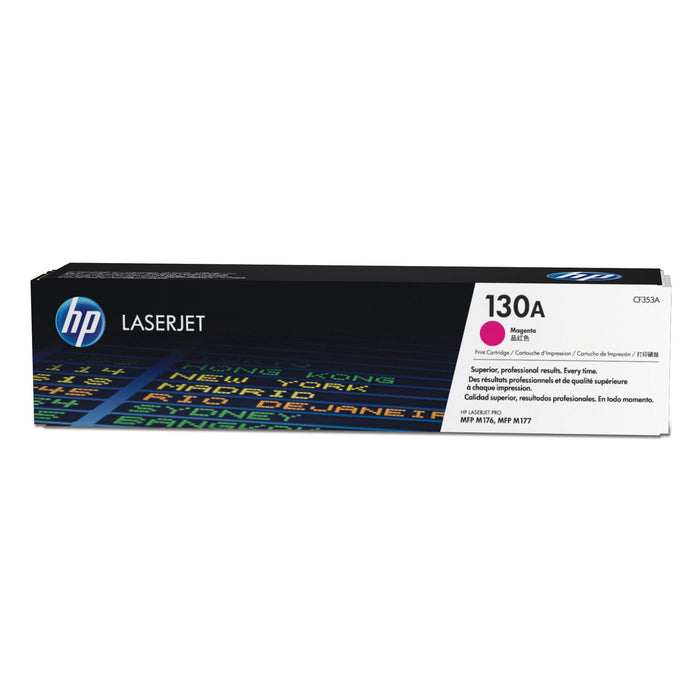 HP 130A Magenta Original LaserJet Toner Cartridge Page Yield 1000 P/N CF353A