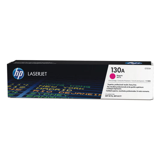 HP 130A Magenta Original LaserJet Toner Cartridge Page Yield 1000 P/N CF353A