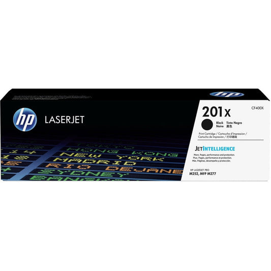 HP 201X High Yield Black Original LaserJet Toner Cartridge Page Yield 2800 CF400X