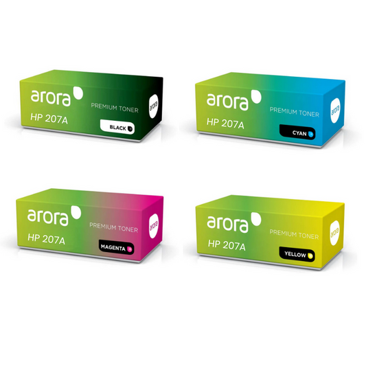 HP 207A CMYK Compatible Toner Multipack - W221XA
