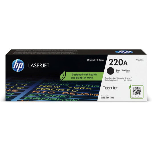 HP 220A Black Original Laserjet Toner Cartridge - W2200A