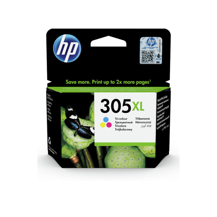 HP 305XL High Yield Tri-Colour Original Ink - 3YM63AE