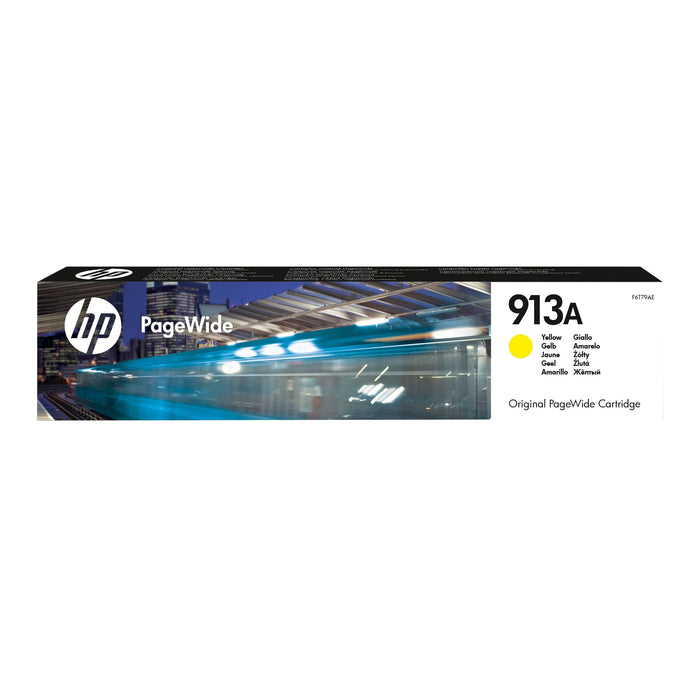 HP 913A Yellow Original Pagewide Ink Cartridge Page Yield 3000 P/N F6T79AE