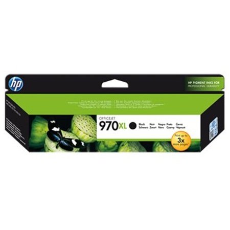 HP 970XL High Yield Black Original Ink Cartridge Page Yield 9200 CN625AE