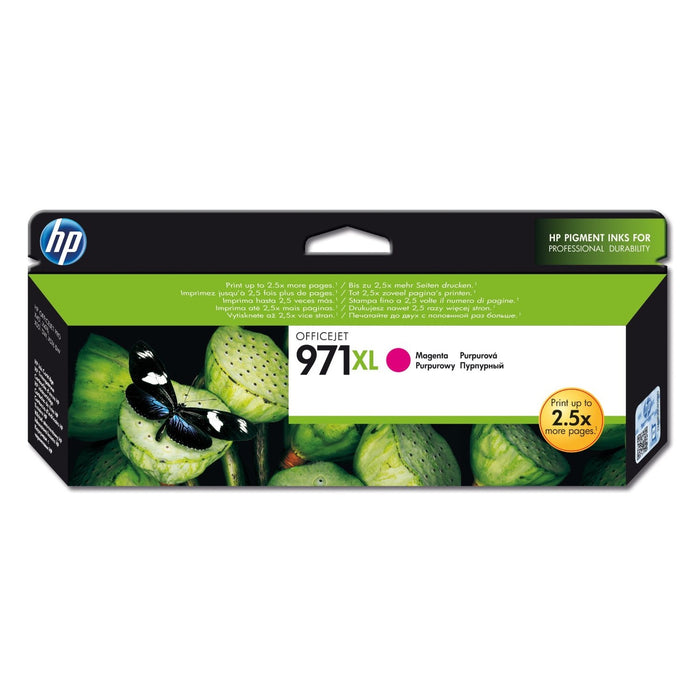 HP 971XL High Yield Magenta Original Ink Cartridge Page Yield 6600 CN627AE