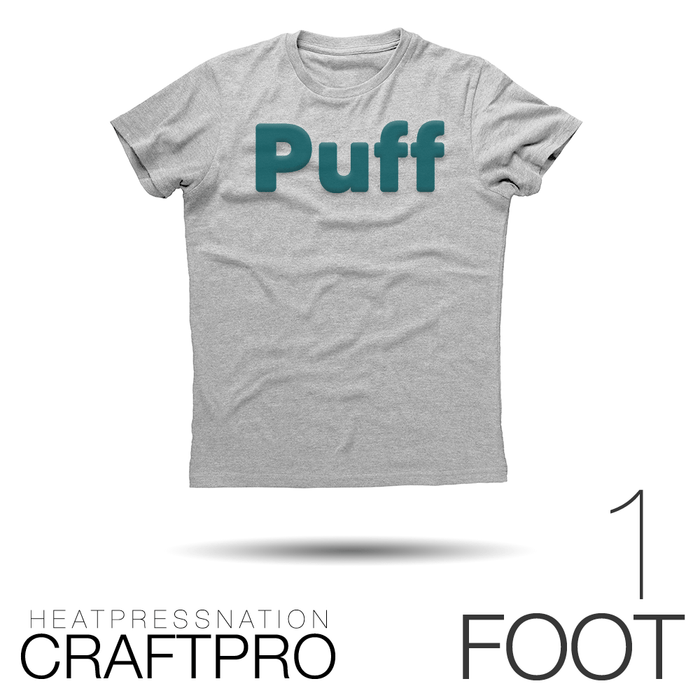 HPN CraftPro Puff Heat Transfer Vinyl - 19.5" x 1 Foot - HeatPressNation