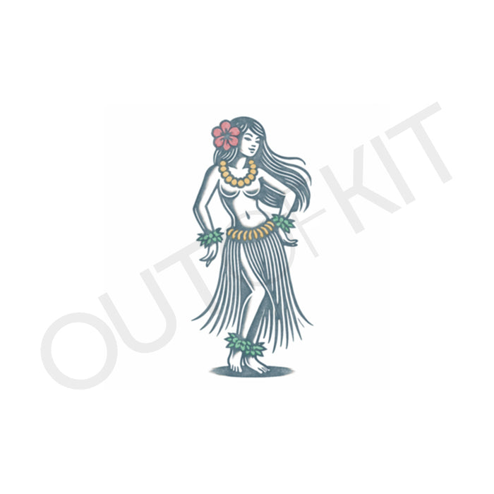 Hula Girl Tattoo