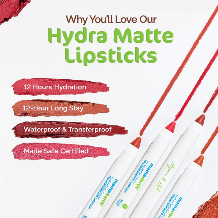 Hydra-Matte Crayon Transferproof Lipstick - 2.4 g - Macaroon Pink