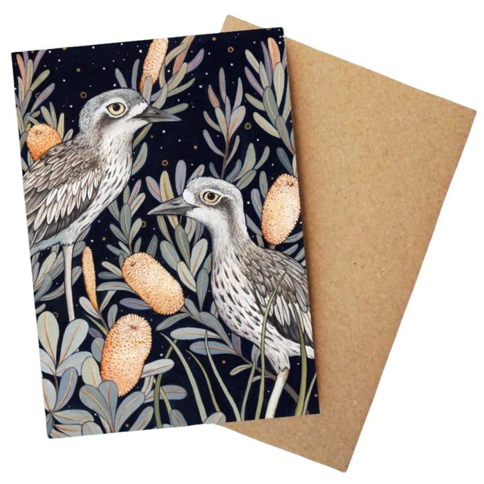Ingrid Bartkowiak Art Card - Bush Stone Curlew