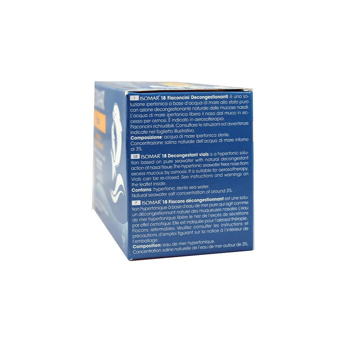 Isomar Nose Decongestant Vials 18 Pieces - Makkah Pharmacy