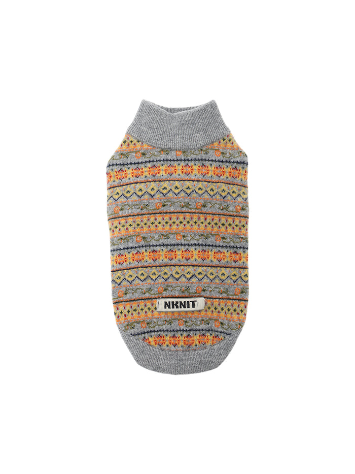 jacquard pattern dog KNIT