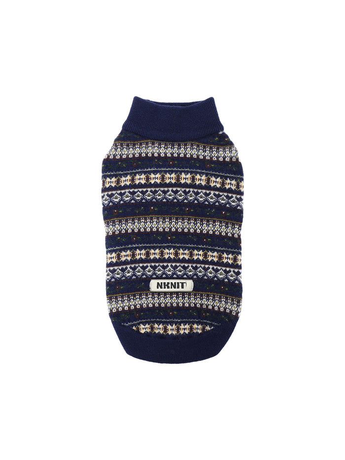 jacquard pattern dog KNIT