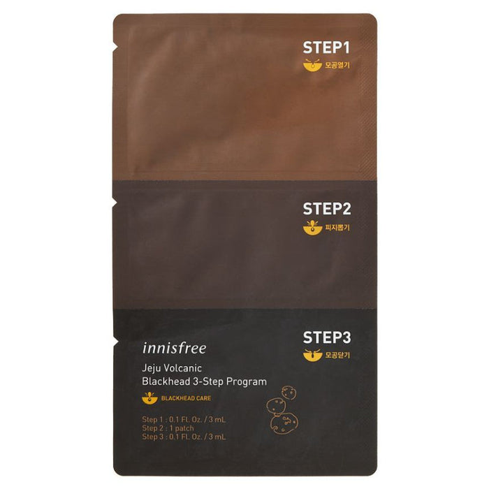 Jeju Volcanic Blackhead 3-Step Program - Korean-Skincare