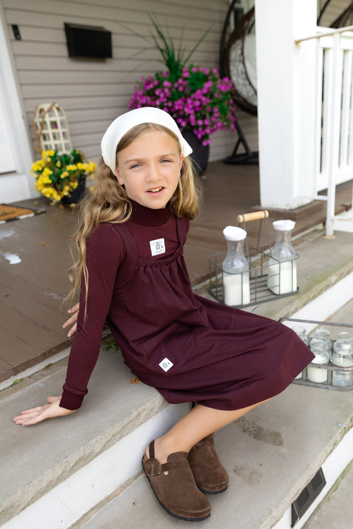 Jumper with Label Plum