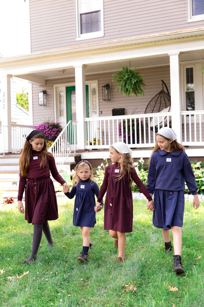 Jumper with Label Plum