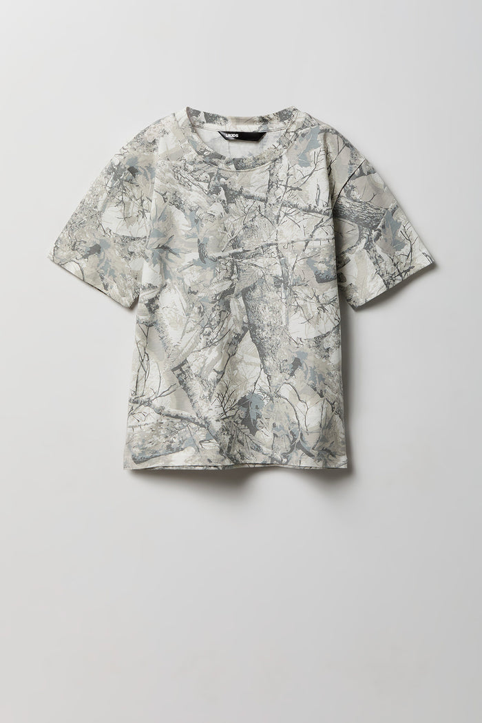 Kids Camo Print T-Shirt
