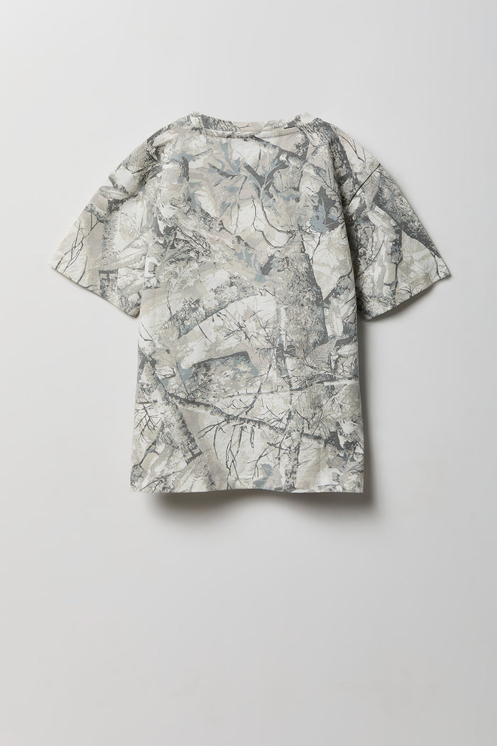 Kids Camo Print T-Shirt