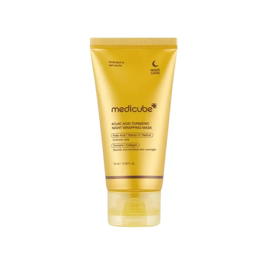 Kojic Acid Turmeric Overnight Wrapping Mask 75ml - Medicube Skin Care Masks & Peels