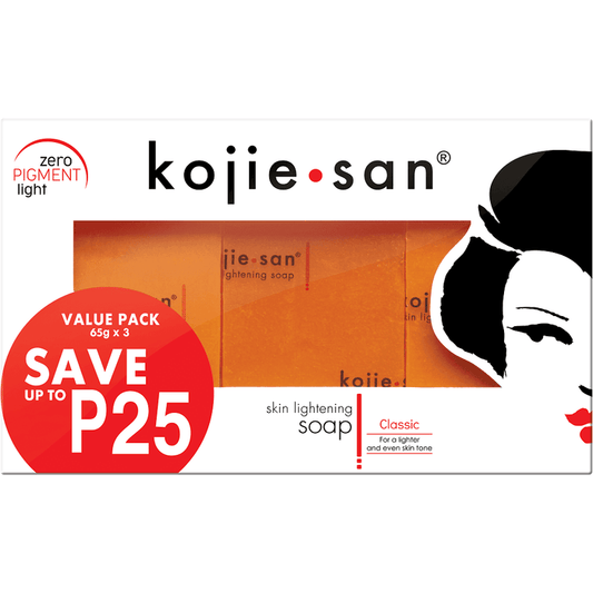 Kojie San Classic Brightening Soap 65g x 3
