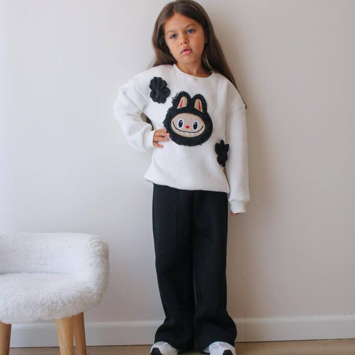 La-Bu-Bu Flower Girls Casual Set
