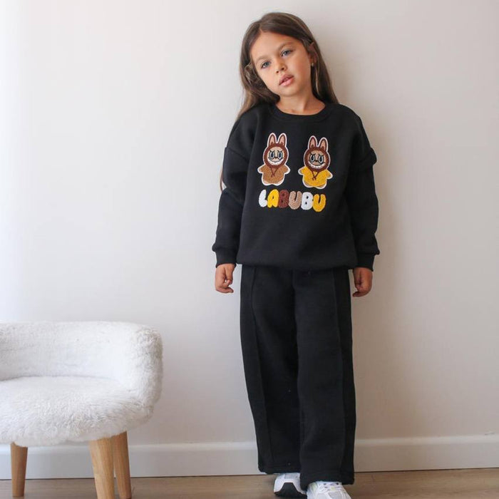 La-Bu-Bu Yellow Girls Casual Set