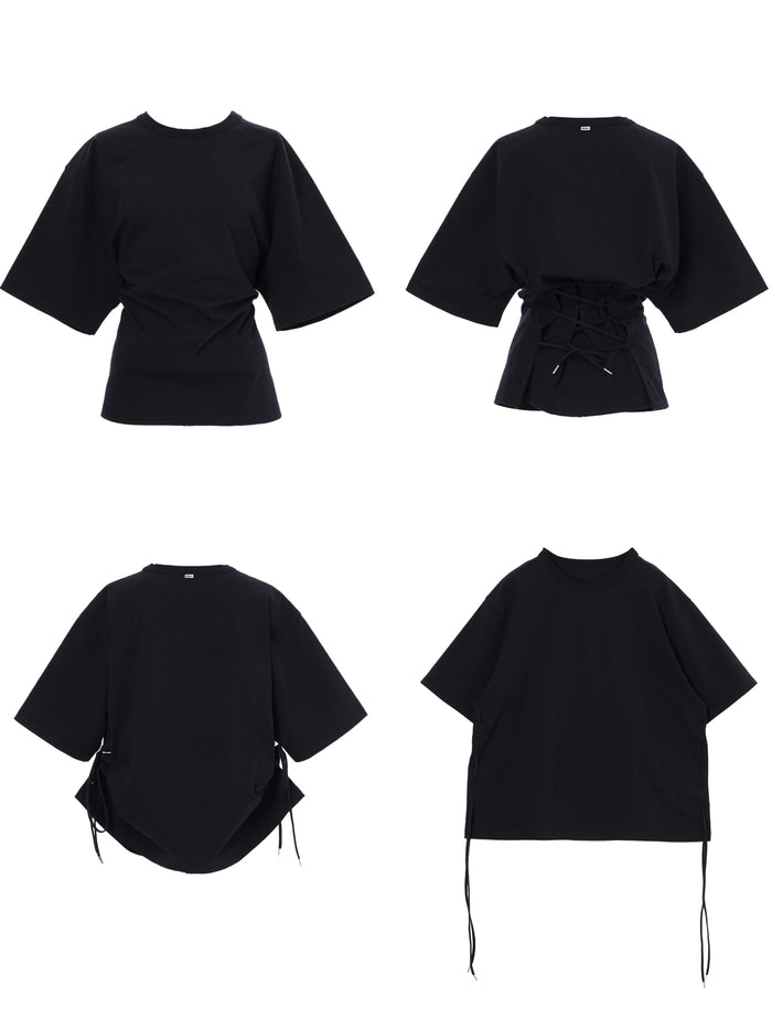 lace up t-shirt