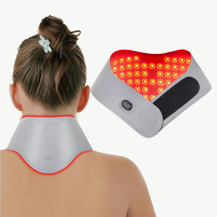 LED Light Therapy Neck Wrap Hello Face
