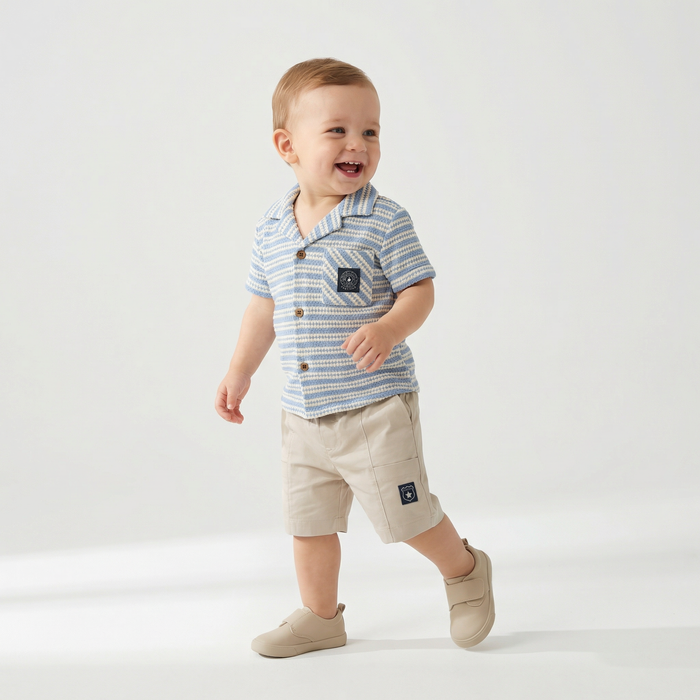 Leo Stripes Boys Summer Set
