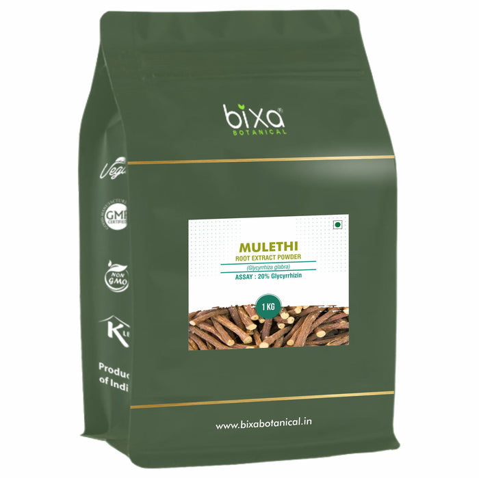 Licorice/ Mulethi (Glycyrrhiza Glabra) dry Extract - 20% Glycyrrhizin by Gravimetry