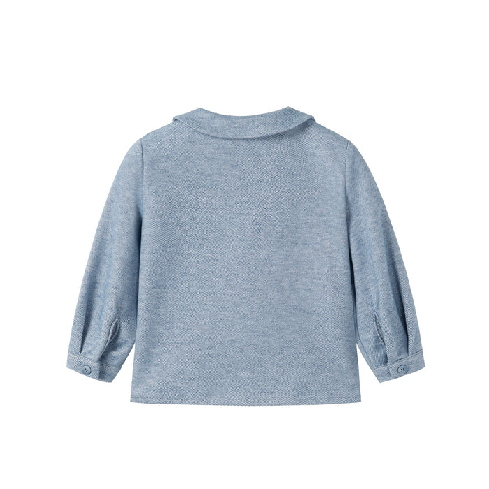 Light Blue Double Breasted Shirt