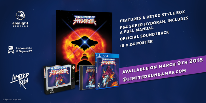 Limited Run #129: Super Hydorah Classic Edition (PS4)