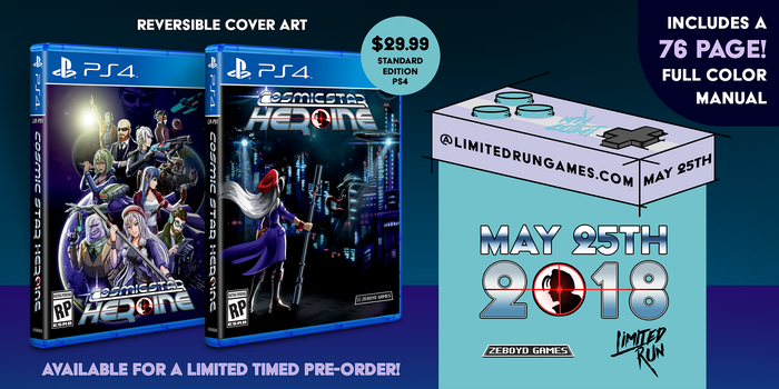 Limited Run #144: Cosmic Star Heroine (PS4)