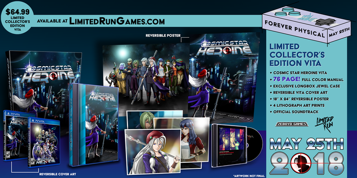 Limited Run #145: Cosmic Star Heroine Collector's Edition (Vita)