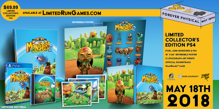Limited Run #150: PixelJunk Monsters 2 Collector's Edition (PS4)