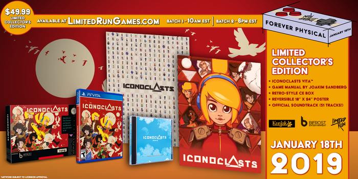 Limited Run #209: Iconoclasts Classic Edition (Vita)