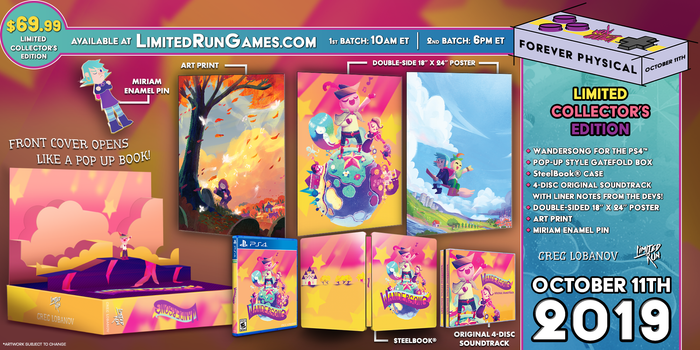 Limited Run #300: Wandersong Pop-up Edition (PS4)