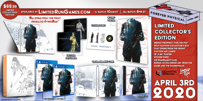 Limited Run #331: Indigo Prophecy Collector's Edition (PS4)