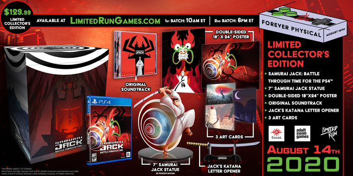 Limited Run #356: Samurai Jack: Battle Through Time Collector's Edition (PS4)