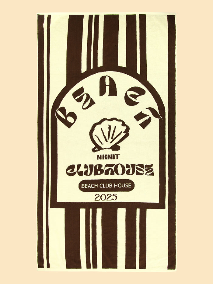 logo beach towel