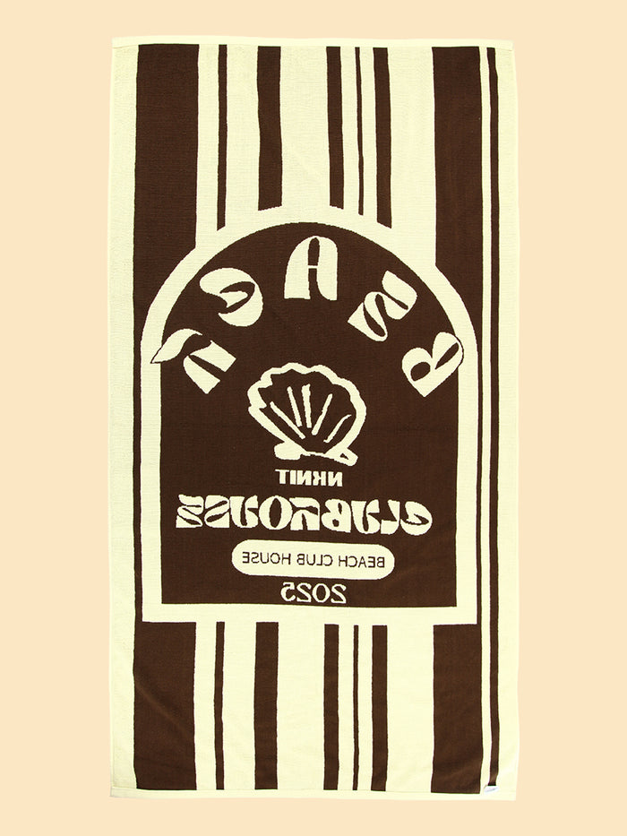 logo beach towel