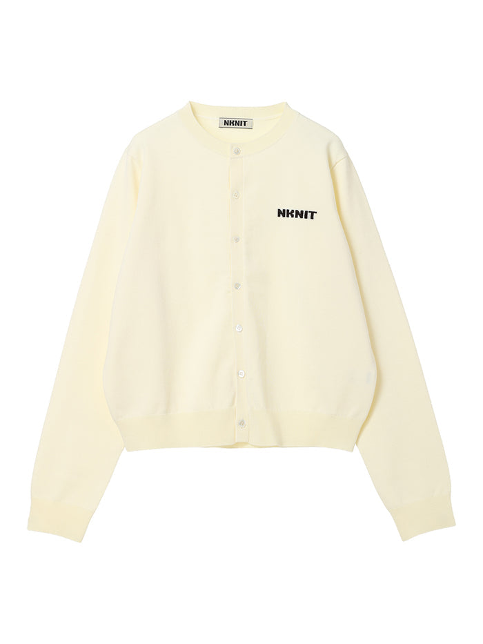 logo KNIT cardigan