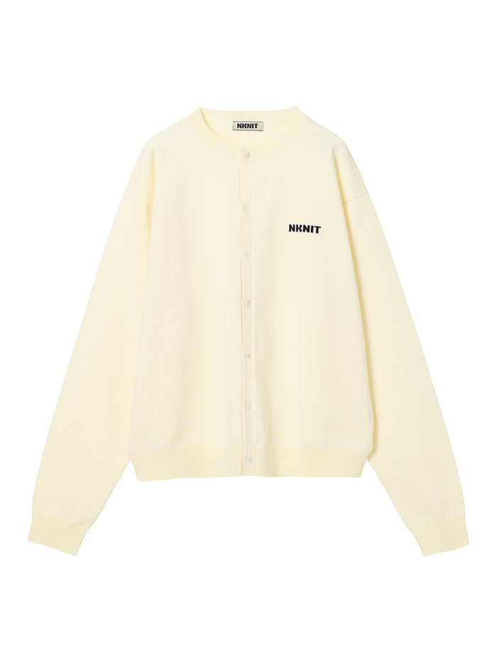 logo KNIT cardigan