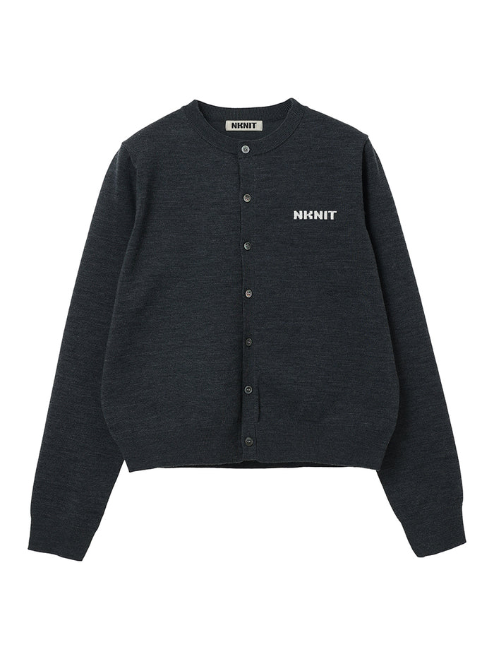 logo KNIT cardigan
