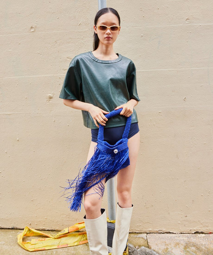 long fringe KNIT bag_3