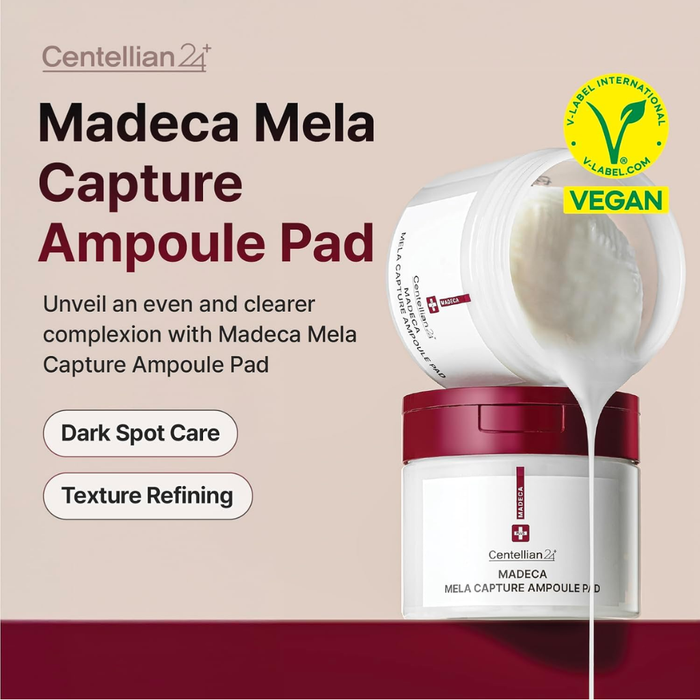 Centellian24 Madeca Mela Capture Ampoule Pad Nudie Glow Australia